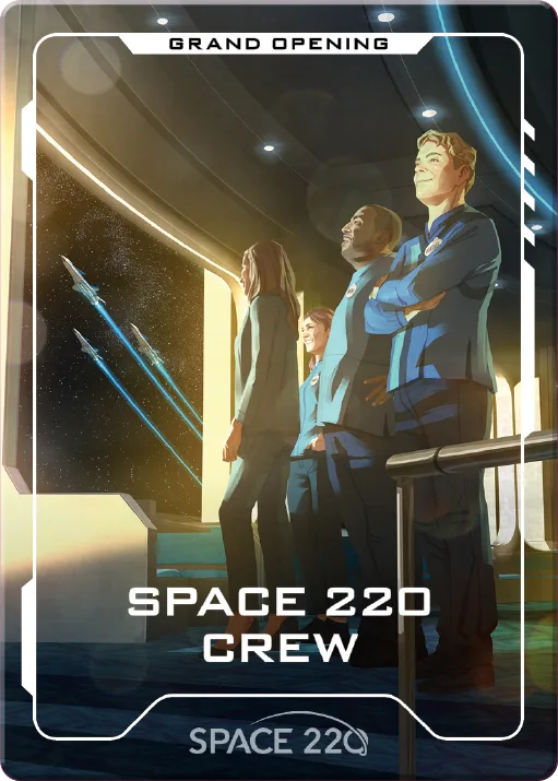 Front of Space 220 crew
