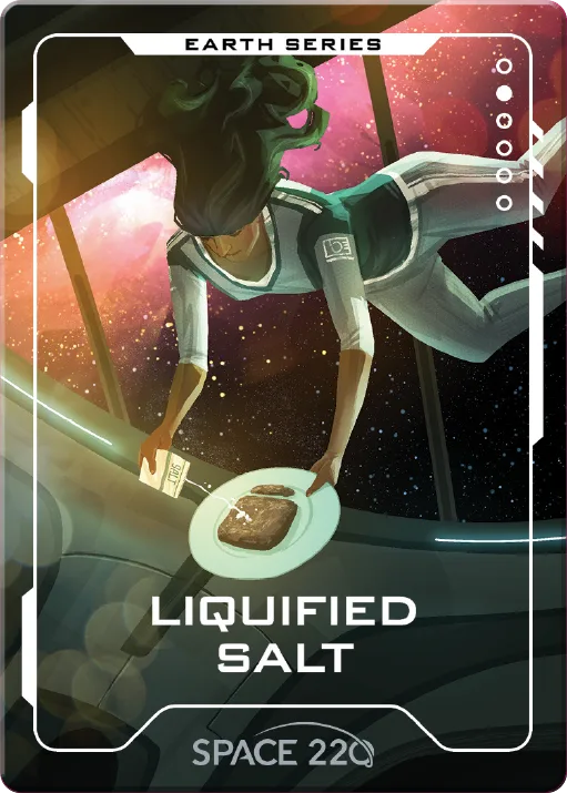 Front of Liquified salt