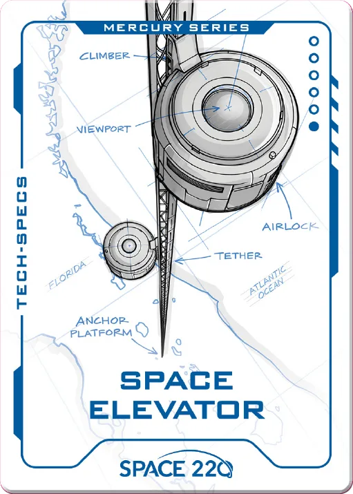 Front of Space Elevator