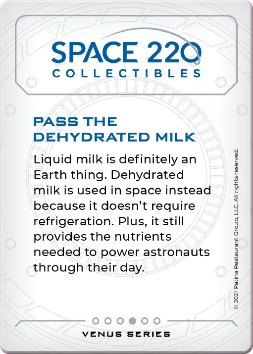 Back of Space milk