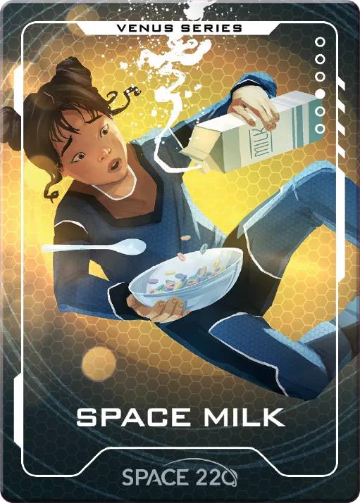 Front of Space milk
